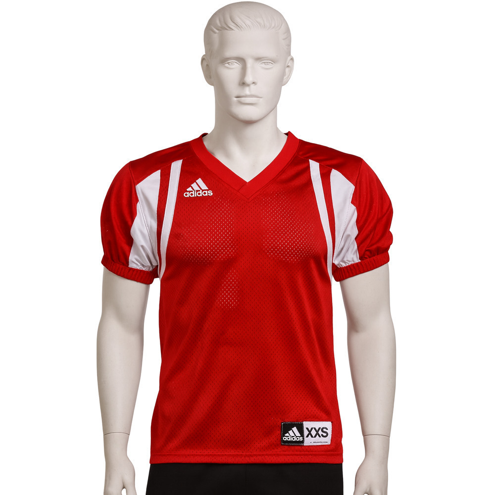 Adidas Climacool Checkdown Football Jersey XXS Men Power Red White Pull On New